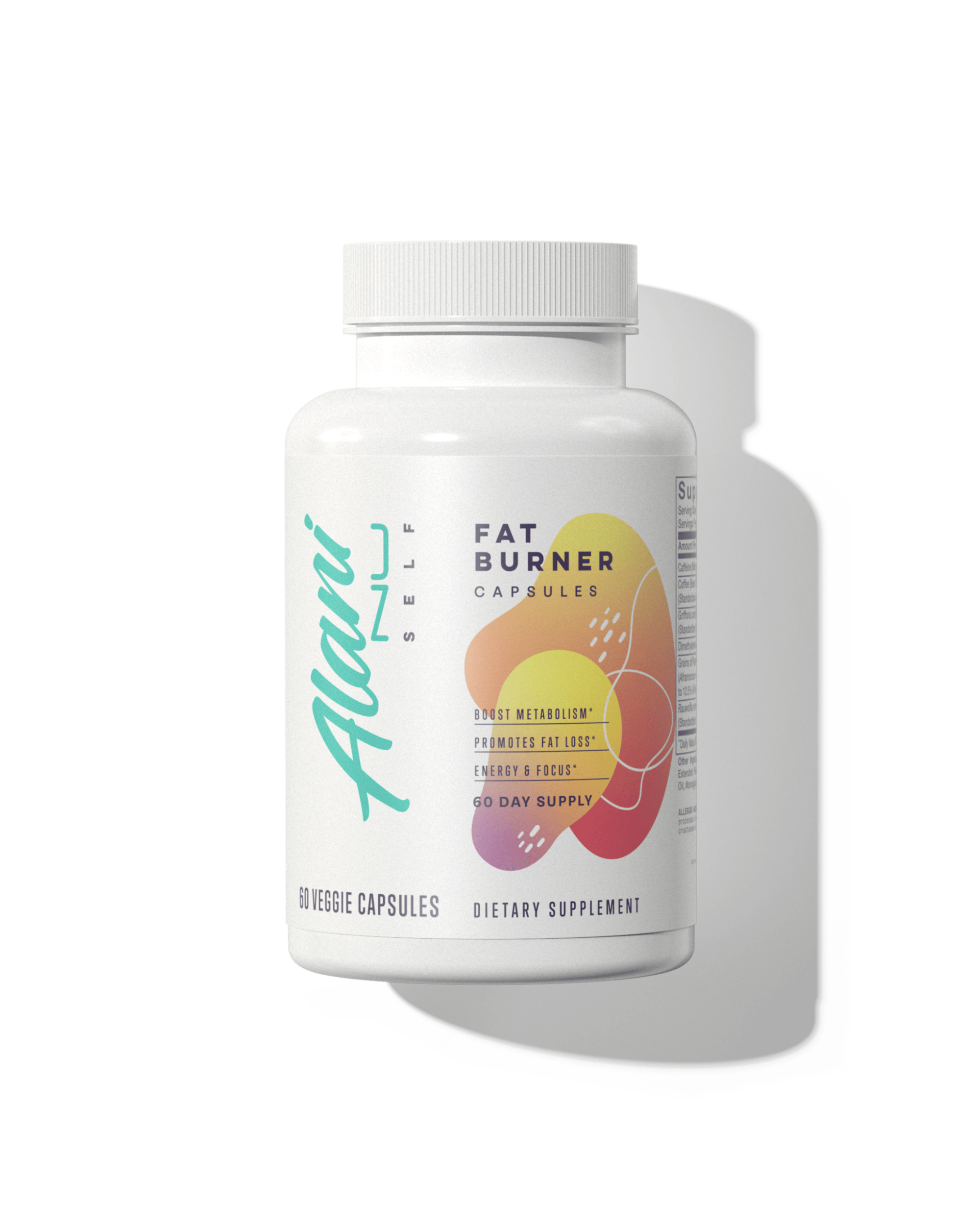 A 60 veggie capsule of Fat Burner.